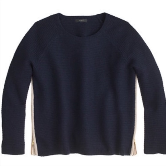J. Crew Navy Sweater - Picture 2 of 3
